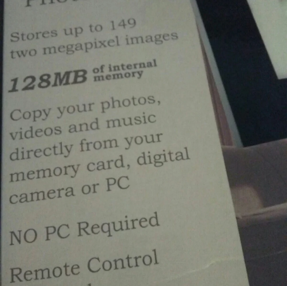 NIB 🖼️ PANDIGITAL | 128MB 6
